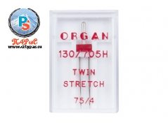 Иглы двойные 1-75/4 супер стретч Organ